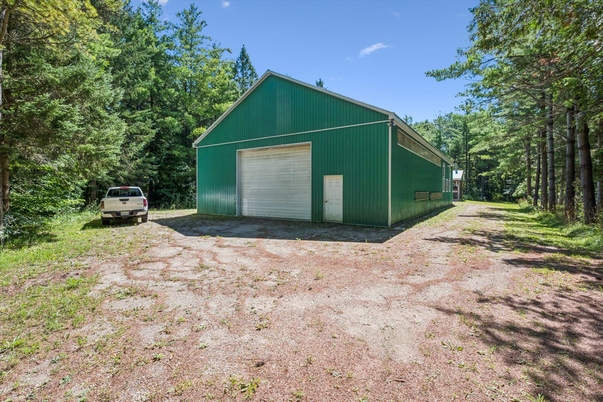 The equipment barn